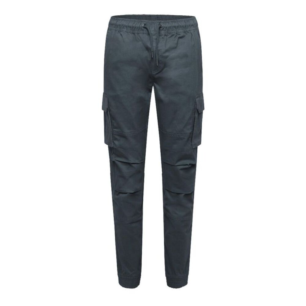 Crosshatch Mens Pendles Cotton Blend Cargo Pants / Deep Forest